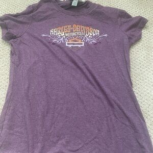 Harley-Davidson Violet Tee with Logo